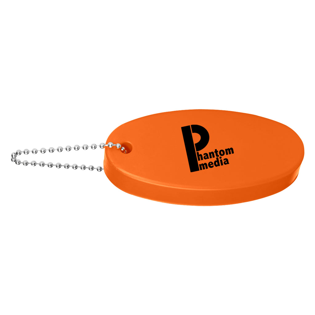 Keychain That Floats - Orange - Silk Screen