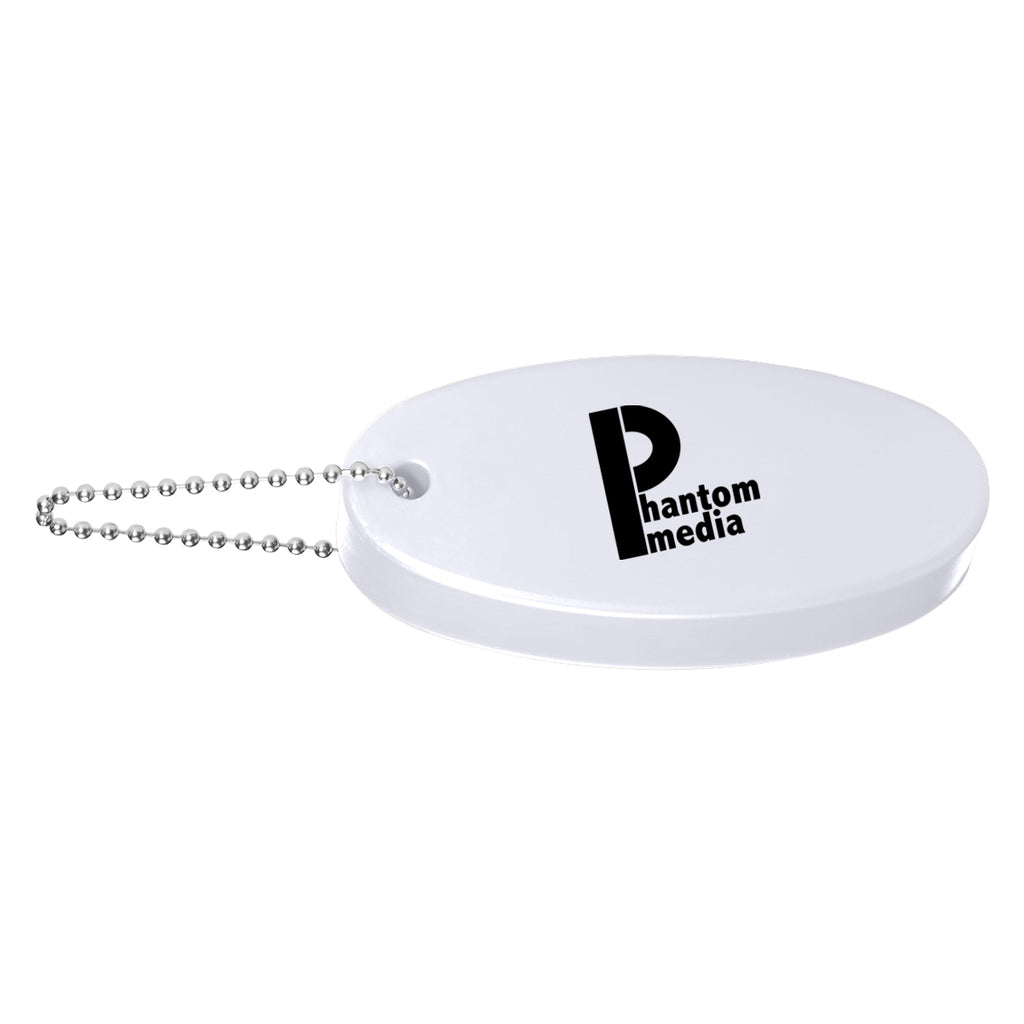 Keychain That Floats - White - Silk Screen