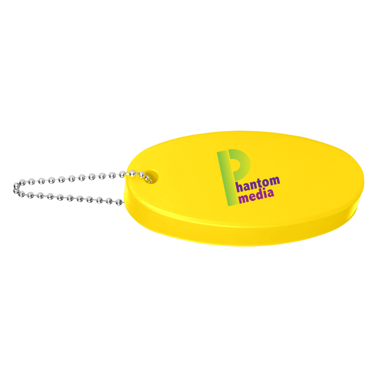 Keychain That Floats - Yellow - Full Color