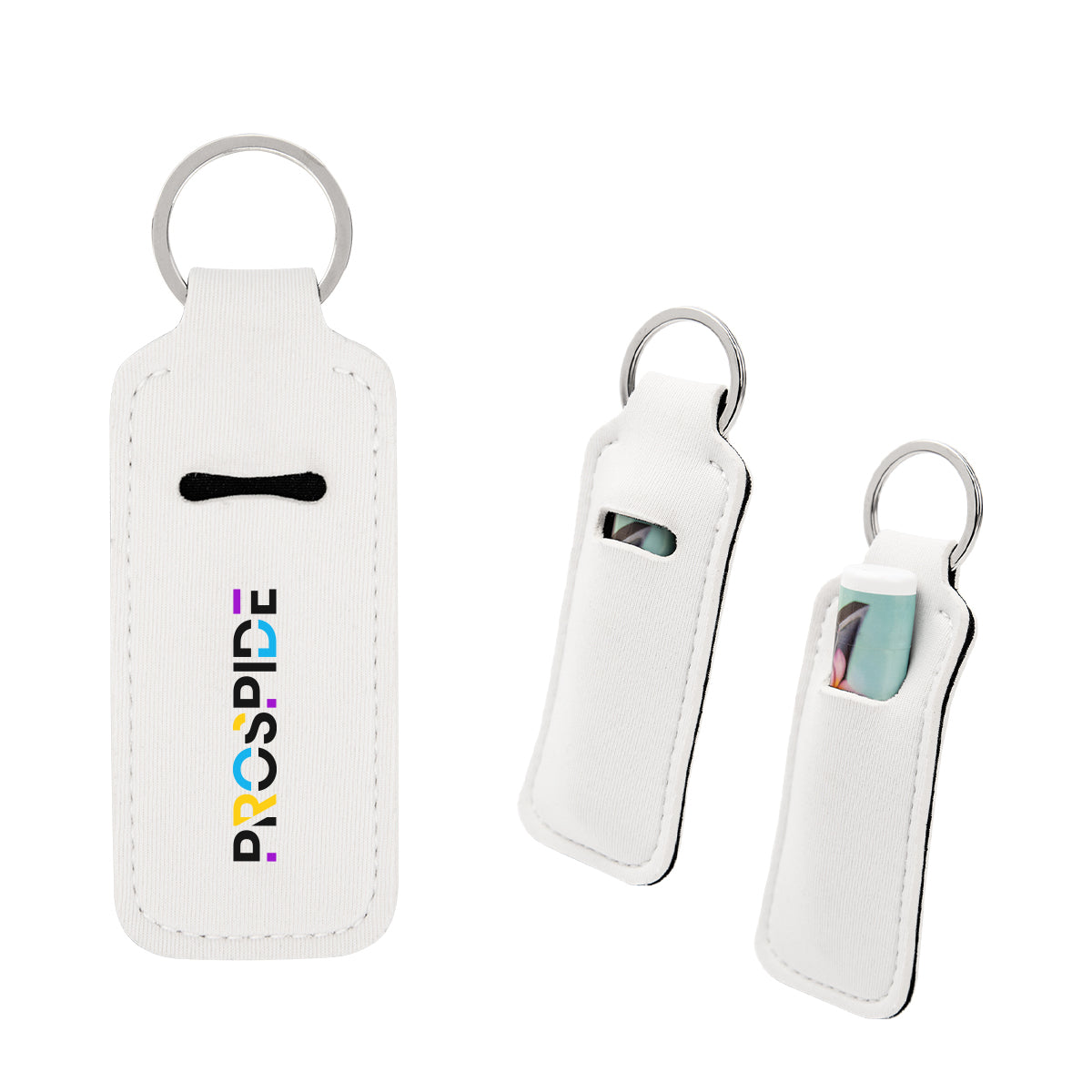 Keychain That Holds Lip Balm - Cream - Colorbrite