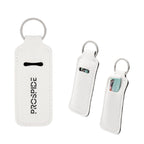 Keychain That Holds Lip Balm - Cream - Silk Screen