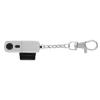 Keychain with a Mini Digital Camera Full Color - Black - Top