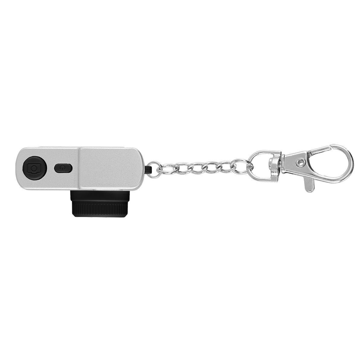 Keychain with a Mini Digital Camera Full Color - Black - Top