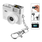 Keychain with a Mini Digital Camera Full Color - White - Full Color
