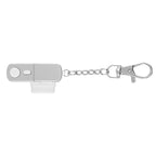 Keychain with a Mini Digital Camera Full Color - White - Top