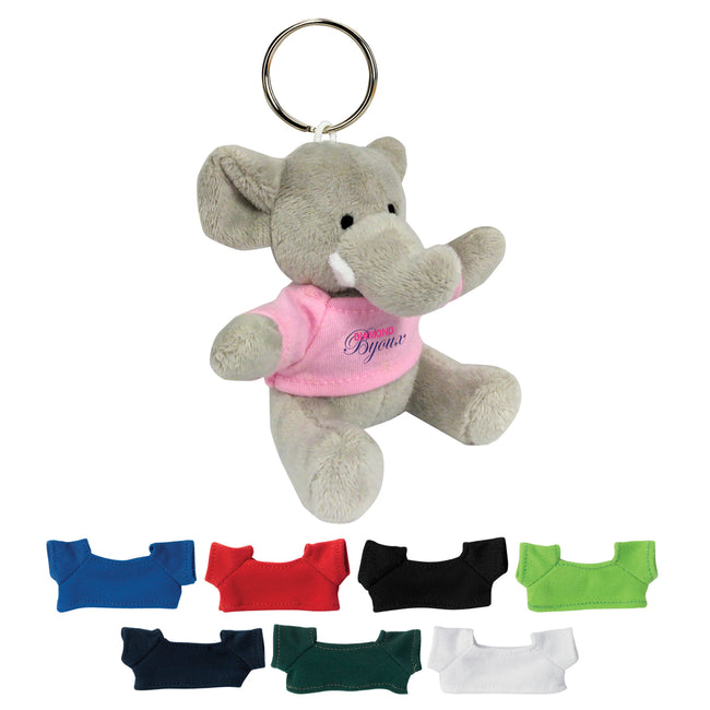 Keychain with a Mini Elephant
