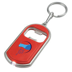 Keychain with Bottle Opener and LED Light - Red - Blank_Digibrite