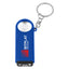 Keychain with Magnifier and LED Light - Blue - Full Color