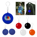 Keychain with Rain Poncho in a Ball