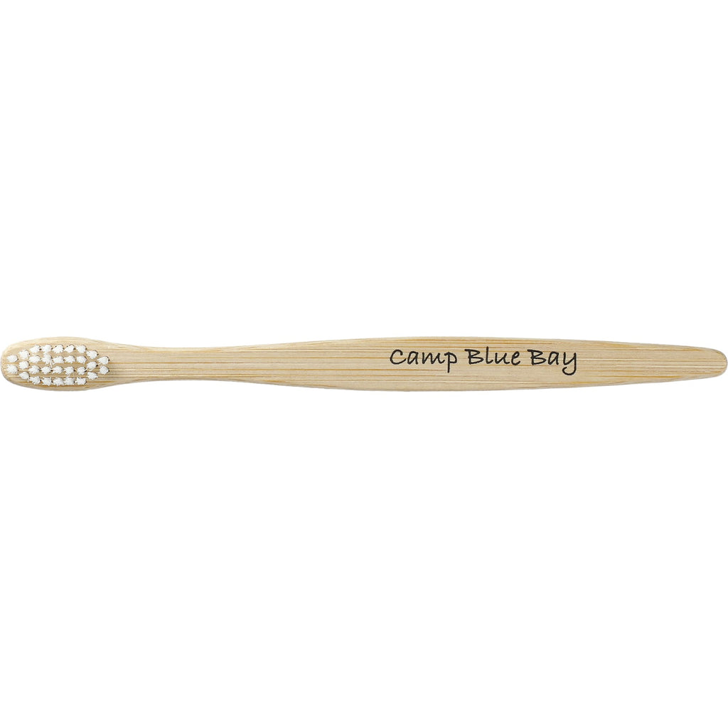 Kids Bamboo Toothbrush for Ages 6 to 10 - Natural - Front
