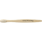 Kids Bamboo Toothbrush for Ages 6 to 10 - Natural - Front