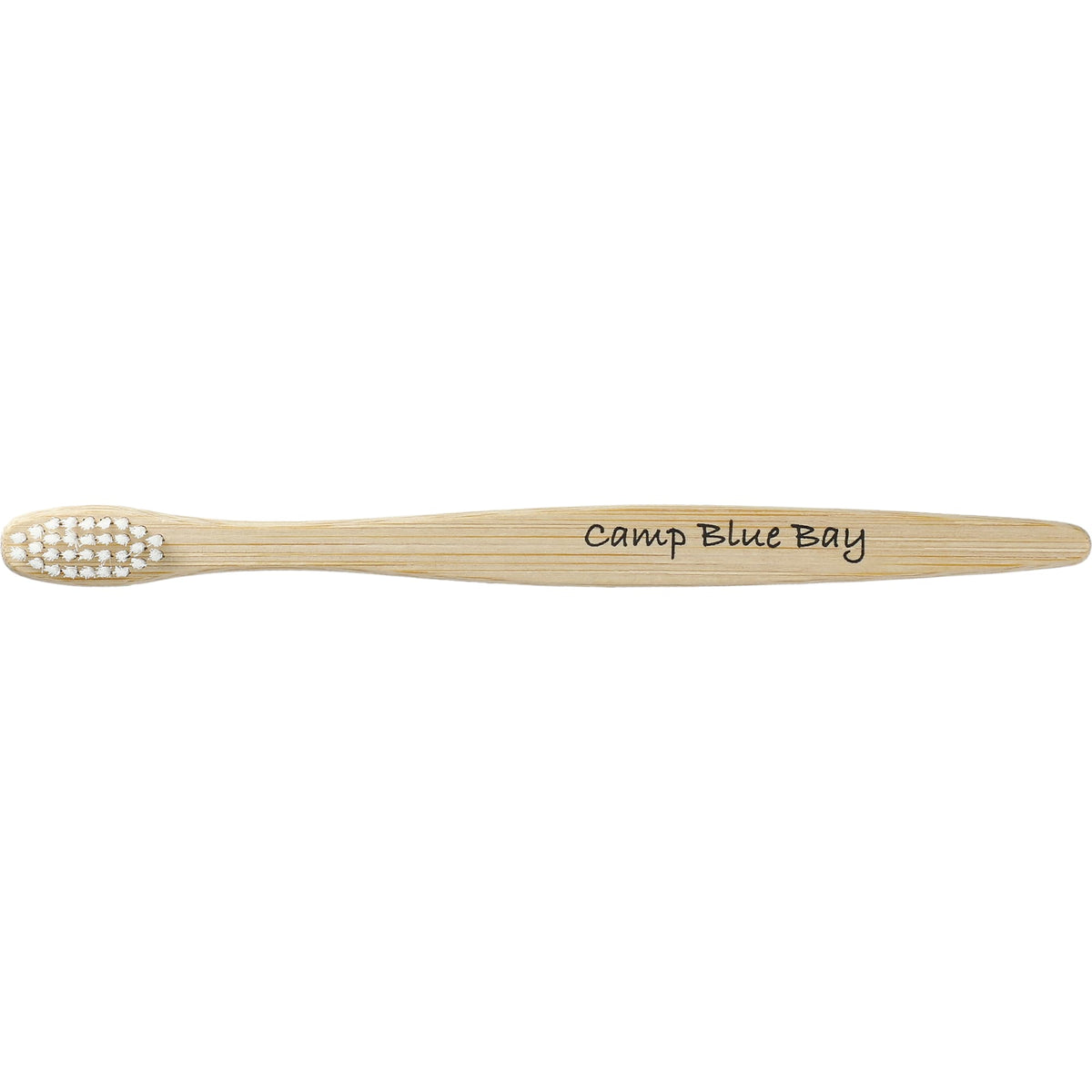 Kids Bamboo Toothbrush for Ages 6 to 10 - Natural - Front