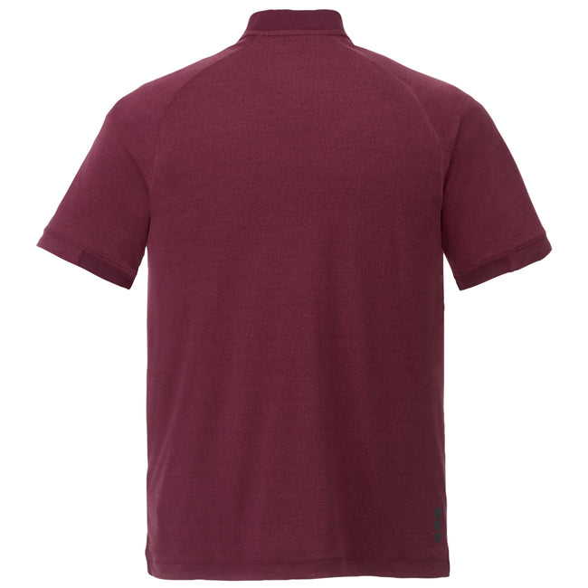 Kinport Zip Stand Collar Performance Polo for Men Transfer