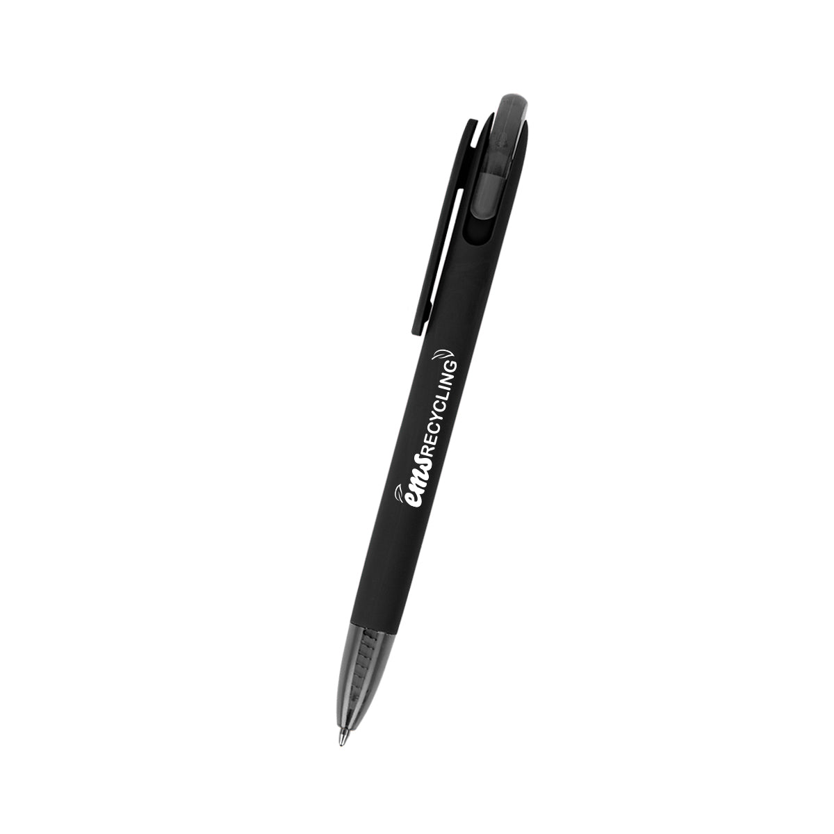 Kinsley Pen in Recycled ABS - Black - Silk Screen