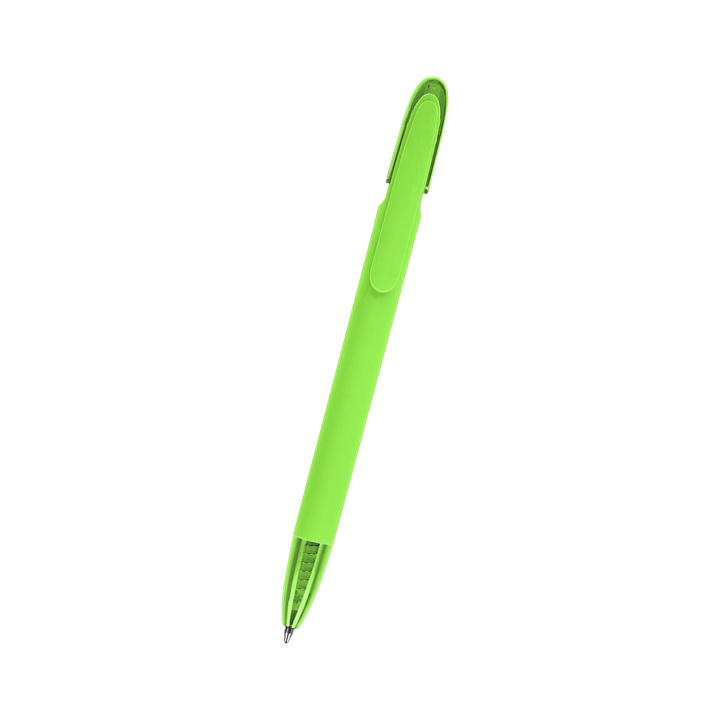 Kinsley Pen in Recycled ABS - Lime Green - Front