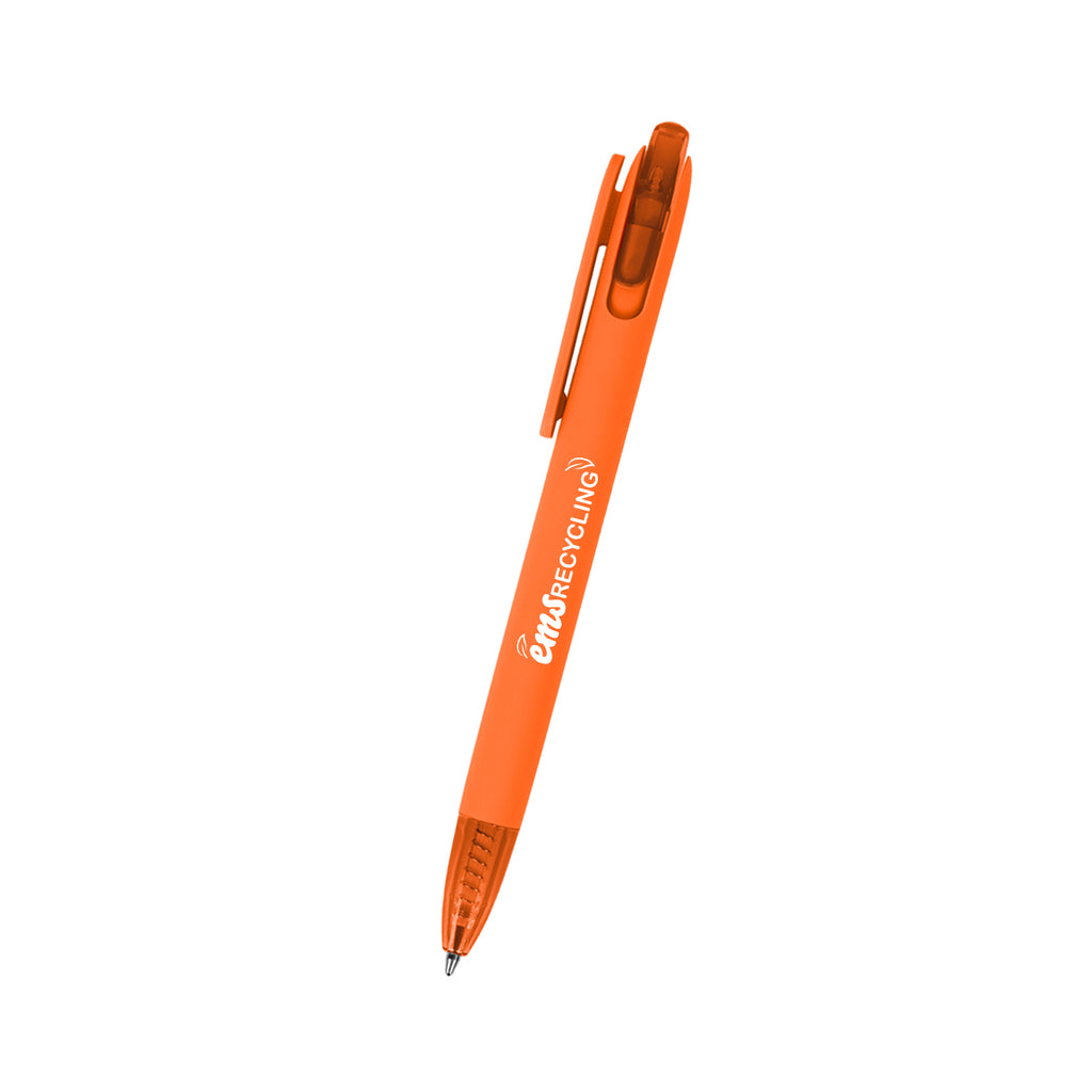 Kinsley Pen in Recycled ABS - Orange - Silk Screen