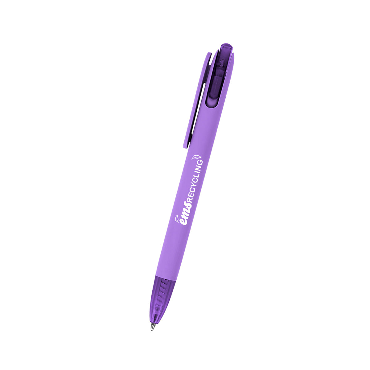 Kinsley Pen in Recycled ABS - Purple - Silk Screen
