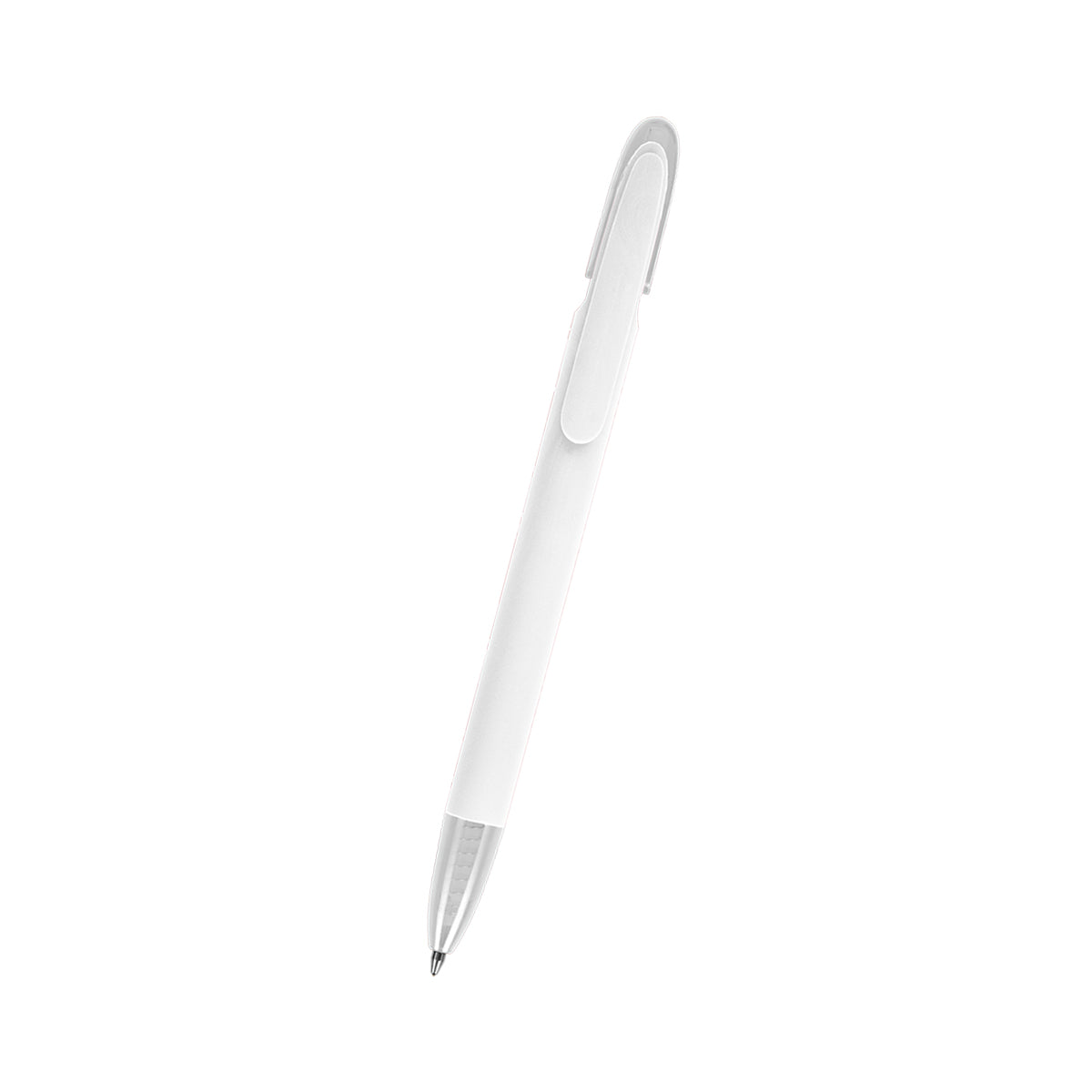 Kinsley Pen in Recycled ABS - White - Front