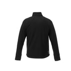 Kirkwood Textured Knit Jacket for Men Embroidery - Black - Back Flat