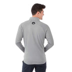 Kirkwood Textured Knit Jacket for Men Embroidery - Silver - Back Flat