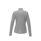 Kirkwood Textured Knit Jacket for Women Embroidery - Silver - Back Flat