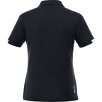 Kiso Two-Tone Performance Polo for Women Debossing - Navy/White - Back Flat