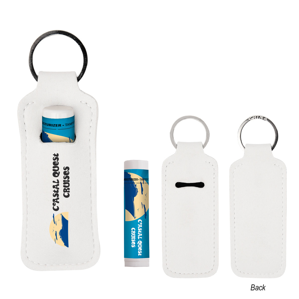 Kit with Lip Moisturizer and Holder - White - Colorbrite