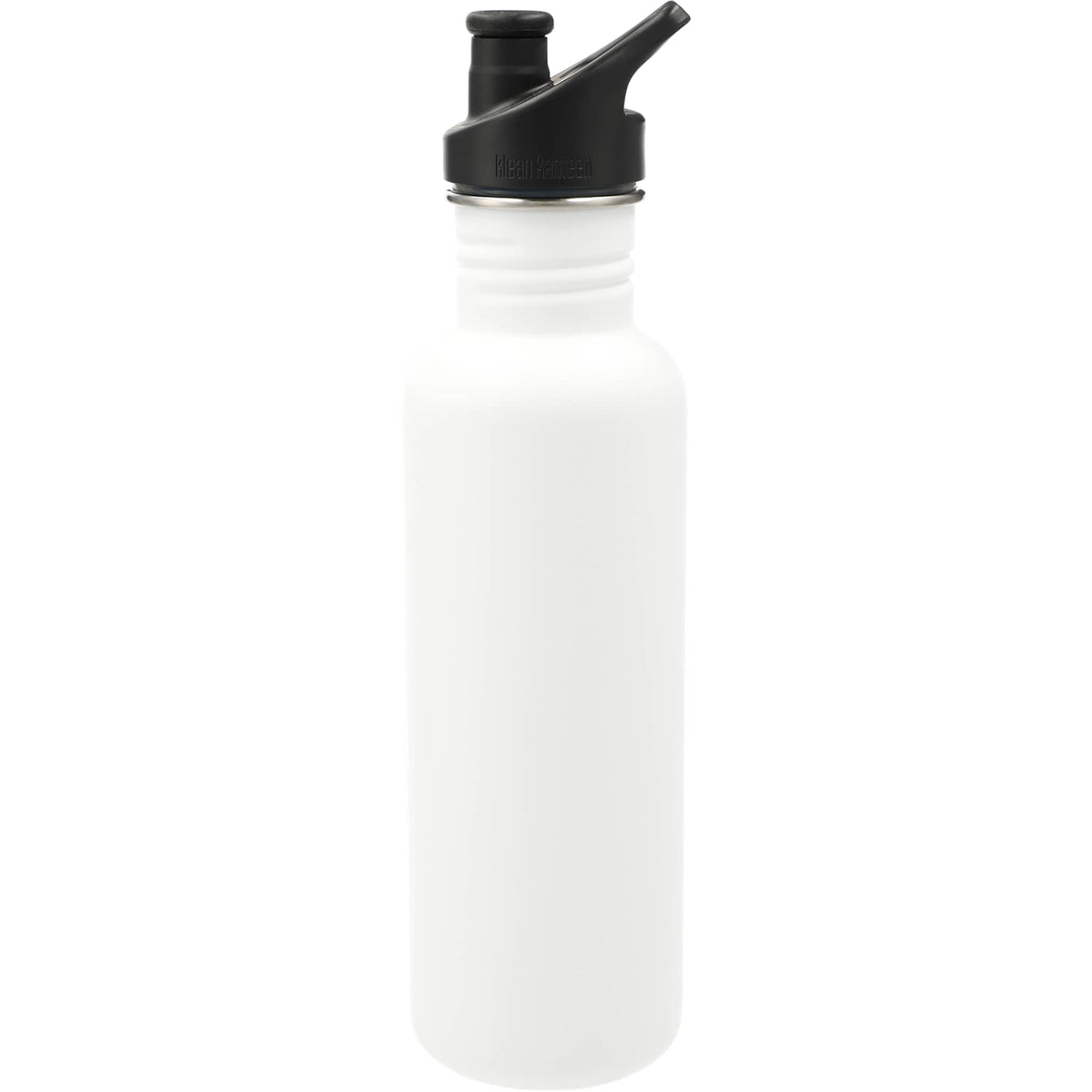Klean Kanteen Eco Classic Bottle with Sport Cap, 27 oz Full Color - White - Back 2