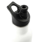 Klean Kanteen Eco Classic Bottle with Sport Cap, 27 oz Full Color - White - Right Angle 2