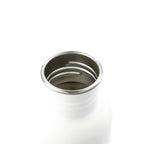 Klean Kanteen Eco Classic Bottle with Sport Cap, 27 oz Laser Engraving - White - Right Angle 3