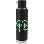 Klean Kanteen Eco Insulated Classic with Loop Cap, 20 oz - Black - Front