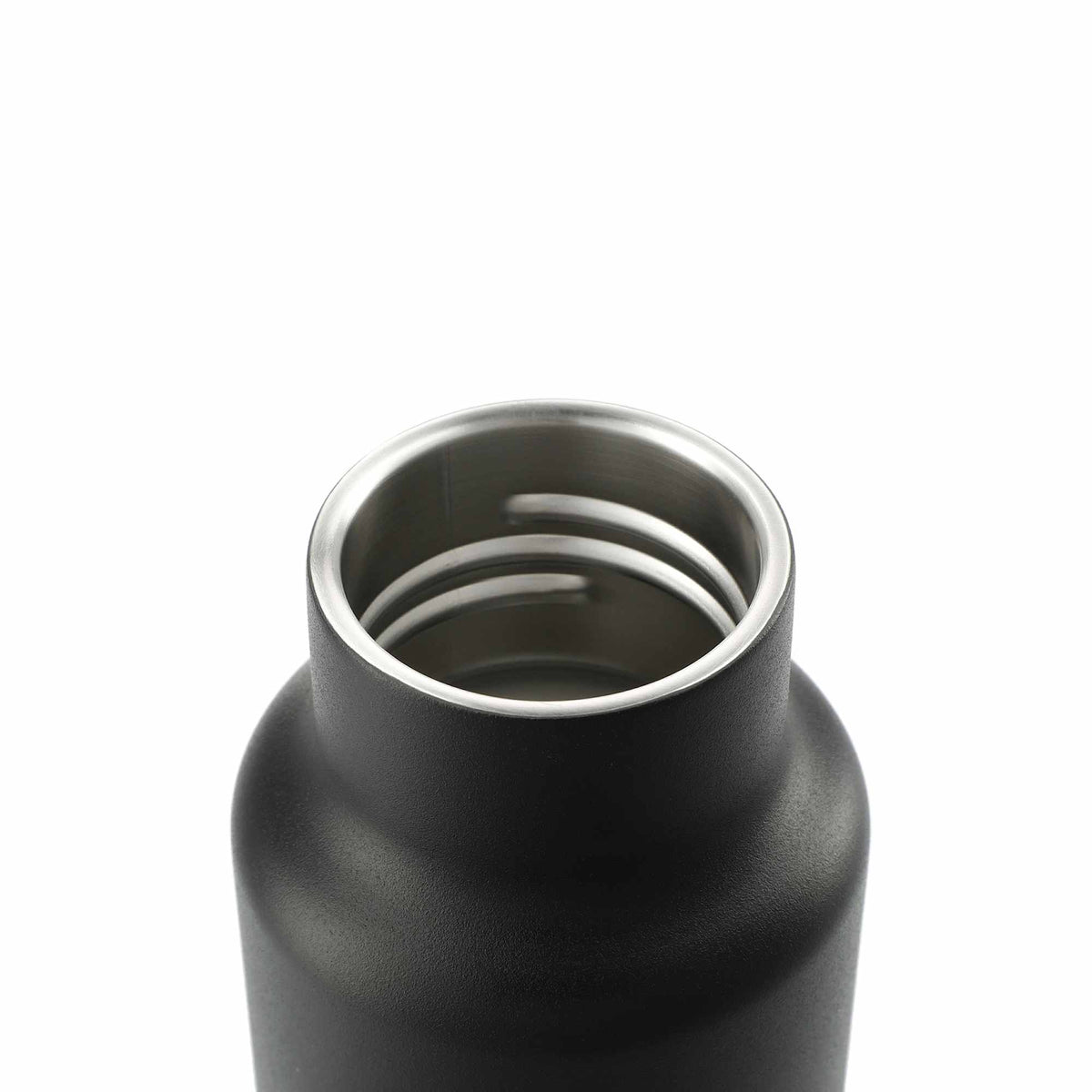Klean Kanteen Eco Insulated Classic with Loop Cap, 20 oz - Black - Right Angle 2