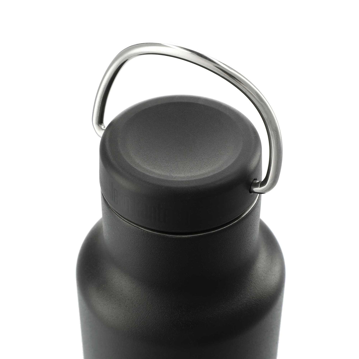 Klean Kanteen Eco Insulated Classic with Loop Cap, 20 oz - Black - Right Angle