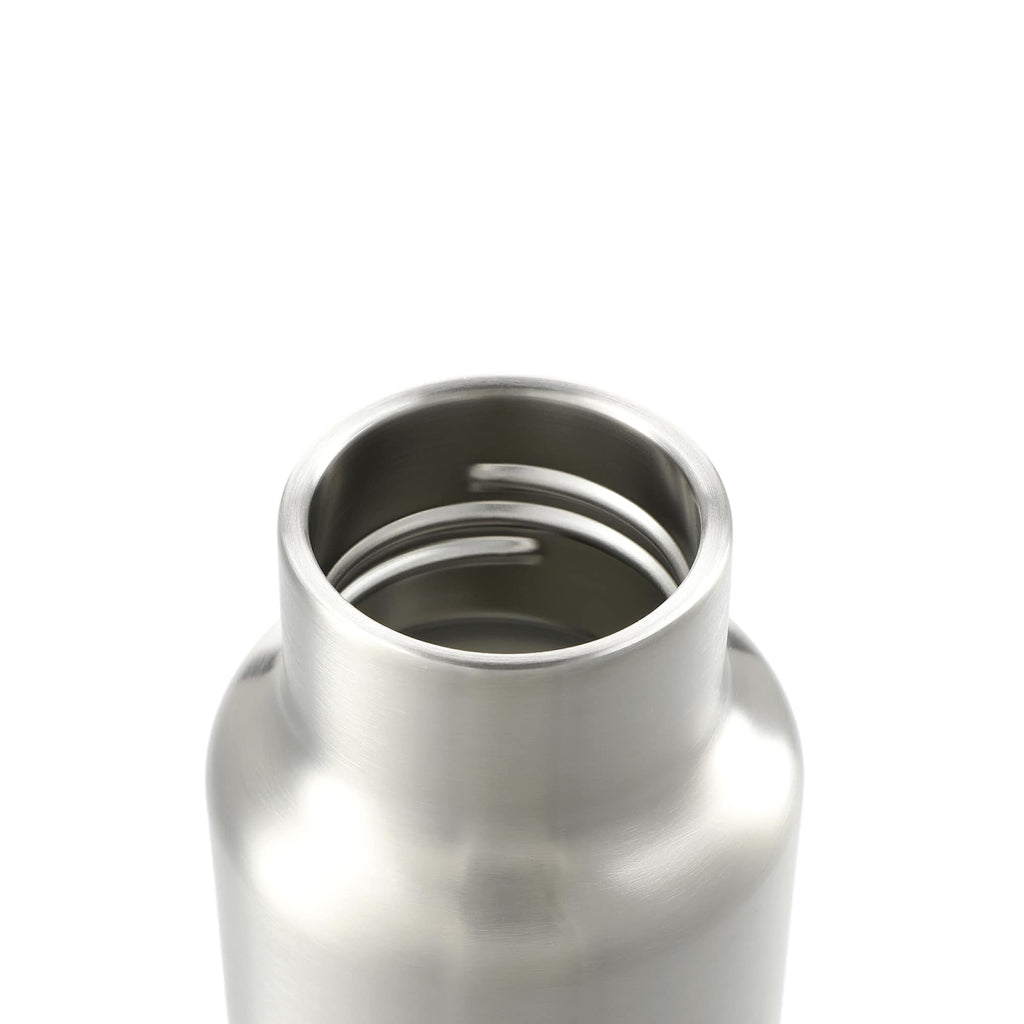 Klean Kanteen Eco Insulated Classic with Loop Cap, 20 oz Full Color - Silver - Right Angle 2