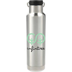 Klean Kanteen Eco Insulated Classic with Loop Cap, 20 oz - Silver - Front