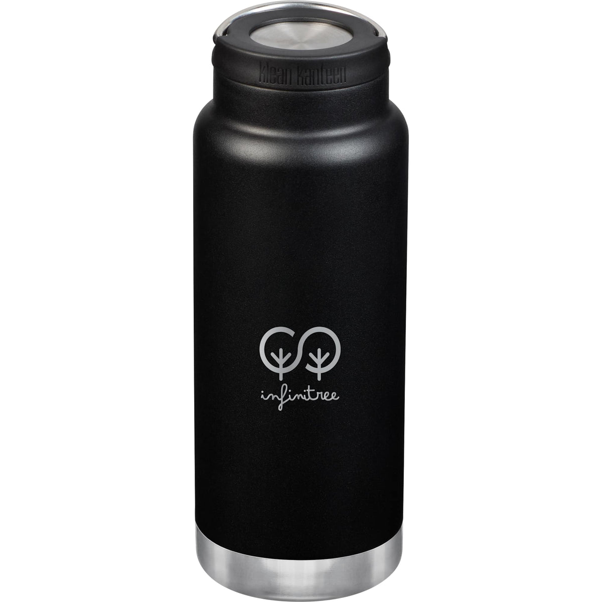 Klean Kanteen Eco TKWide with Loop Cap, 32 oz - Black - Front 2