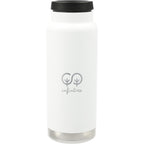 Klean Kanteen Eco TKWide with Loop Cap, 32 oz - White - Front