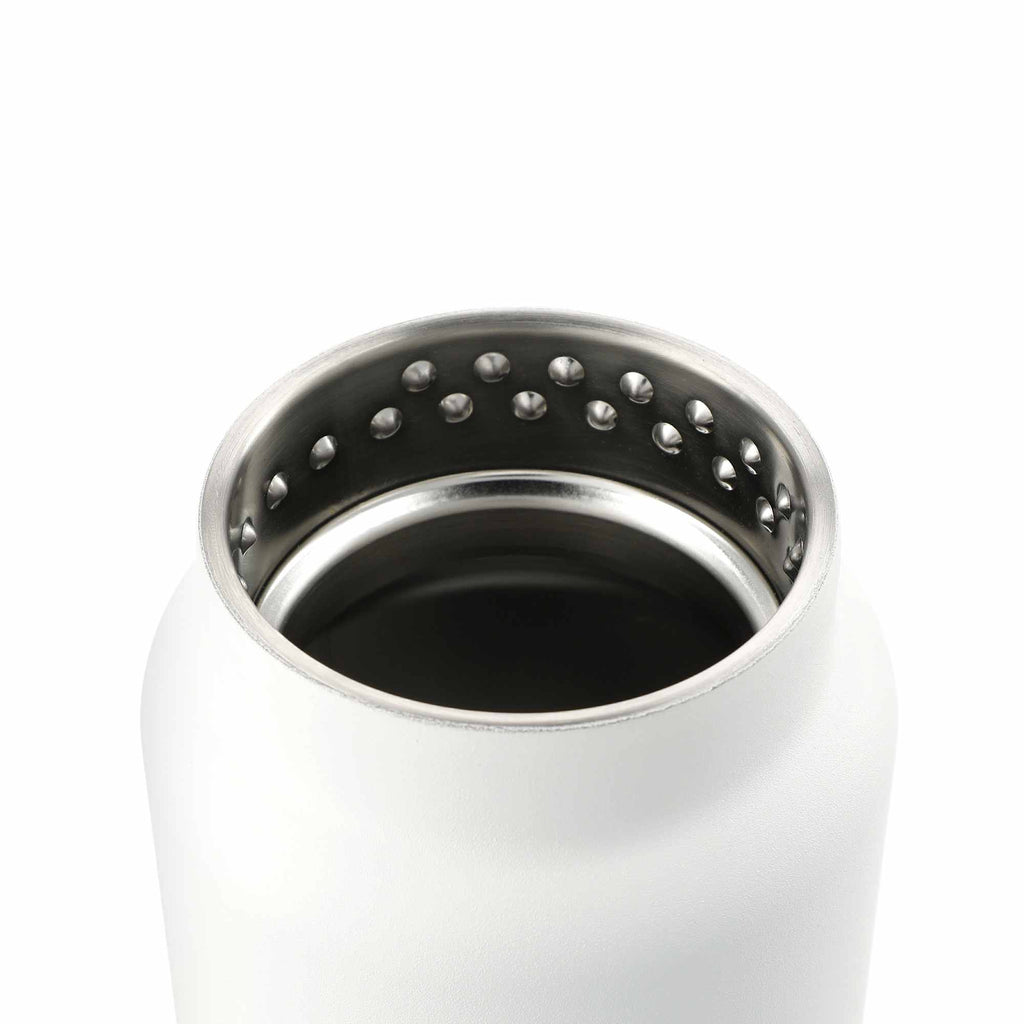 Klean Kanteen Eco TKWide with Loop Cap, 32 oz - White - Right Angle 2