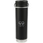 Klean Kanteen Eco TKWide with Straw Twist Cap, 20 oz - Black - Front