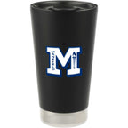 Klean Kanteen Recycled Insulated Tumbler, 16 oz Full Color - Black - Front
