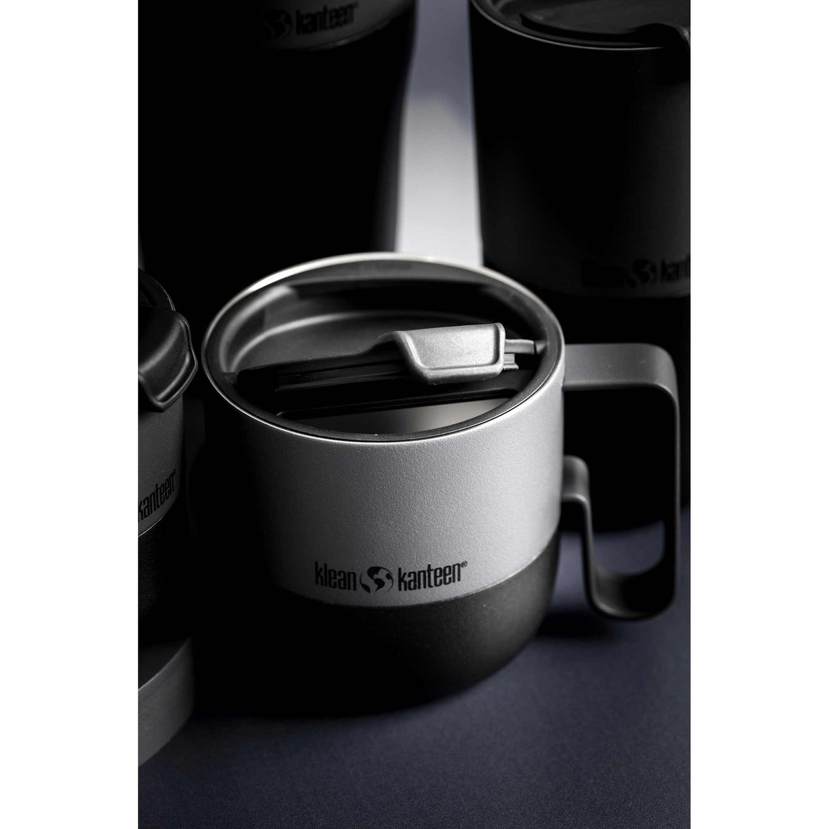 Klean Kanteen Rise Insulated Mug, 14 oz - Asphalt - Front 2