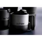 Klean Kanteen Rise Insulated Mug, 14 oz - Asphalt - Front 3