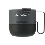 Klean Kanteen Rise Insulated Mug, 14 oz - Asphalt - Front
