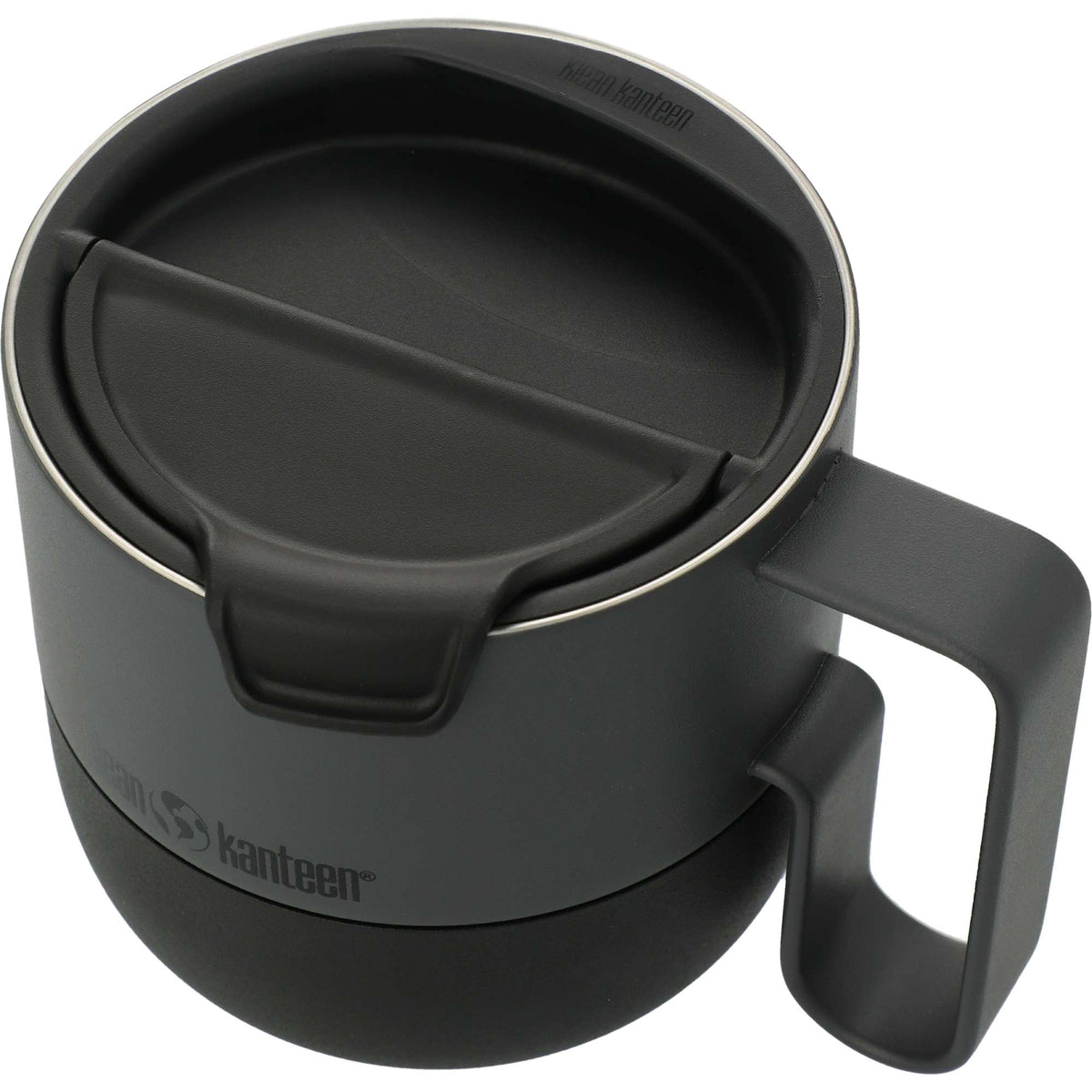 Klean Kanteen Rise Insulated Mug, 14 oz - Asphalt - Left Angle