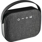 Knit Fabric Bluetooth Speaker, 5W - Black - Right Angle 2