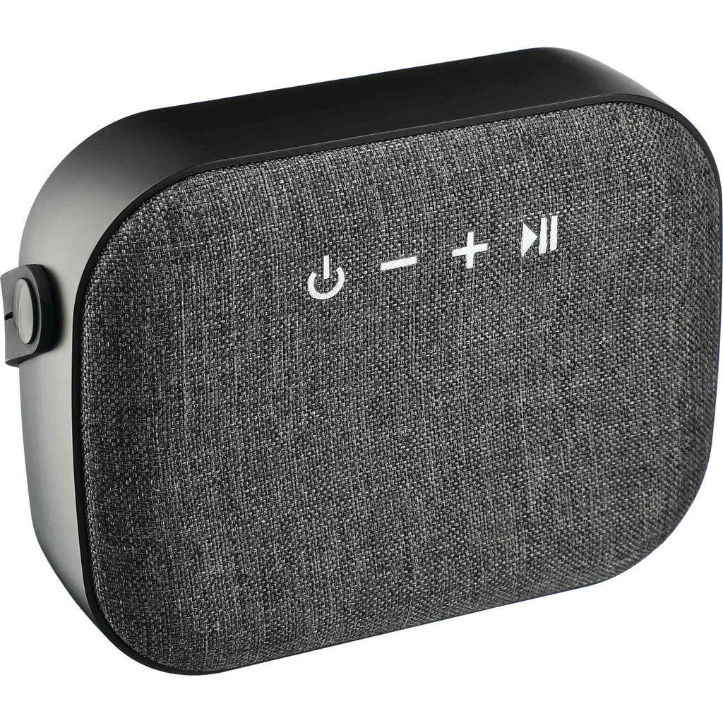 Knit Fabric Bluetooth Speaker, 5W - Black - Right Angle