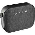 Knit Fabric Bluetooth Speaker, 5W - Black - Right Angle