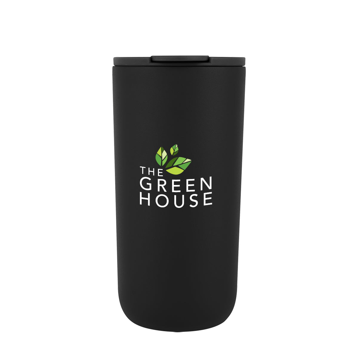 Kona Recycled Stainless Steel Tumbler, 16 oz - Black - Colorbrite