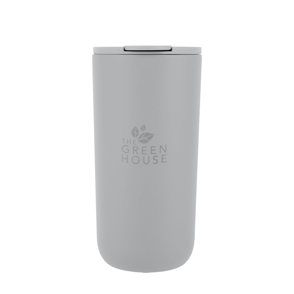 Kona Recycled Stainless Steel Tumbler, 16 oz - Gray - Laser Engraving