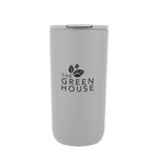 Kona Recycled Stainless Steel Tumbler, 16 oz - Gray - Silk Screen
